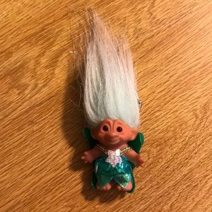 Fairy troll doll keychain